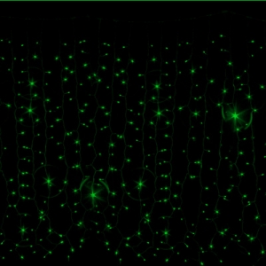 Гирлянда Curtain DELUX 2x1.5м (Штора) 456LED зеленая