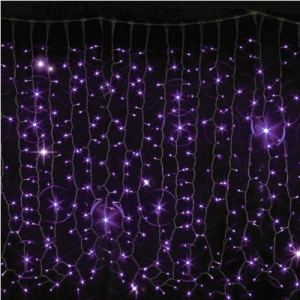 Гирлянда Curtain DELUX 2x3м (Штора) 912LED фиолетовая