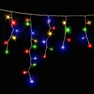 Гирлянда ICICLE DELUX 2x1м (Сталактит) 108 LED мульти, разноцветная