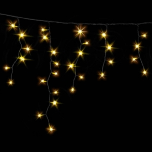 Гирлянда ICICLE DELUX 2x0,7м (Сталактит) 75 LED желтый
