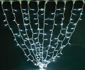 Гирлянда STALACTITES DELUX 1х3м (Высокий сталактит) 300 LED белый
