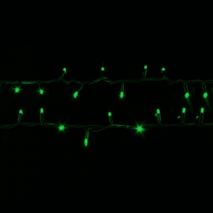 Гирлянда String DELUX 10м (Нить) 100LED зелёный